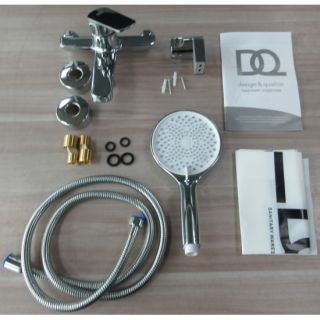 Смеситель для ванны с душем DQ Frankfurt короткий излив хром (DA1733201)